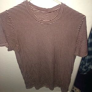 Maroon striped T-Shirt dress!